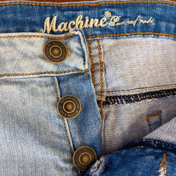 *Denim Cut Off Shorts by Machine- Size S/M - Picture 5 of 6